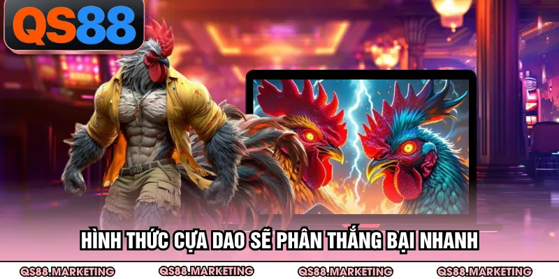 Hình thức cựa dao sẽ phân thắng bại nhanh