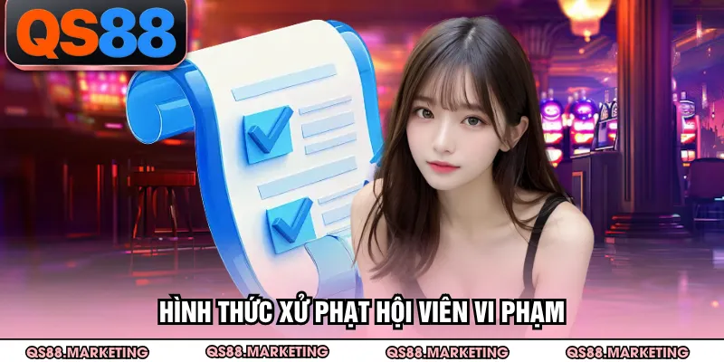 Hình thức xử phạt hội viên vi phạm